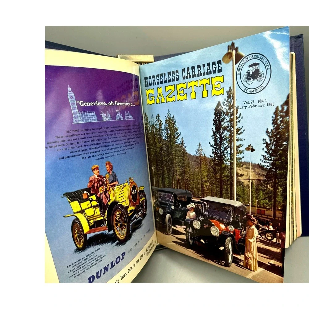 Horseless Carriage Gazette 1964-1965 Magazine Collection 11 Issues Blue Binder-B